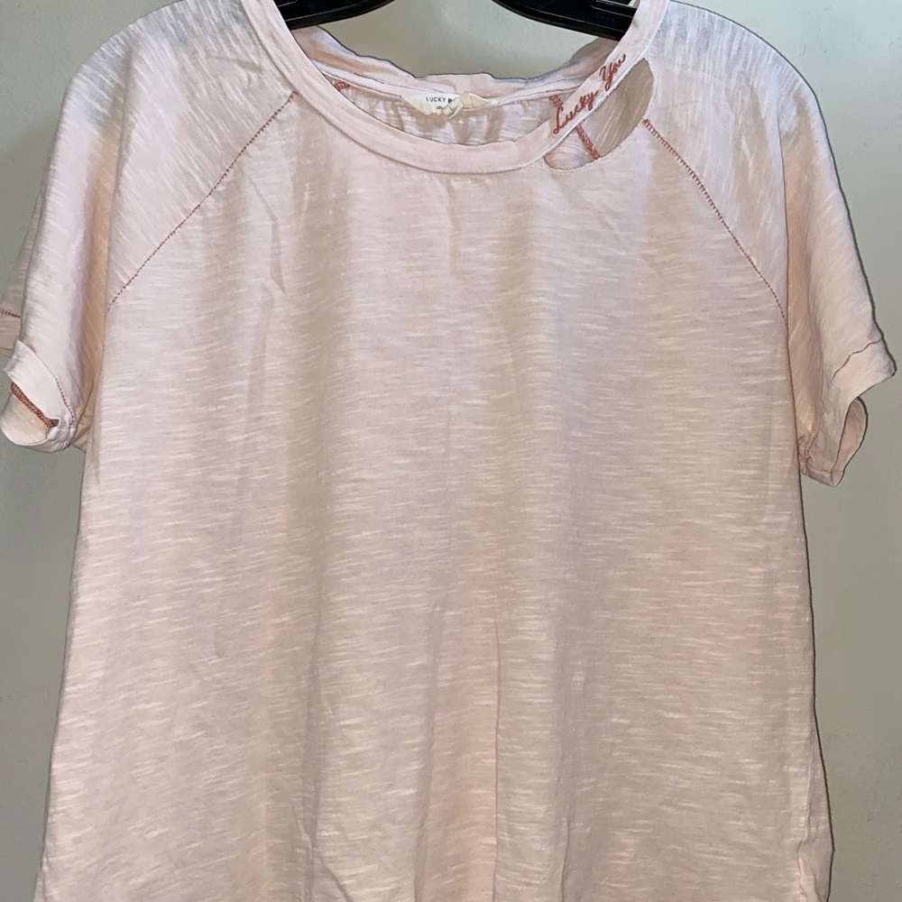 T-Shirt, Blush Pink, Lucky Brand